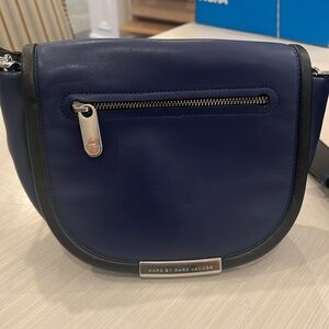 Marc by Marc Jacob’s leather crossbody saddle bag